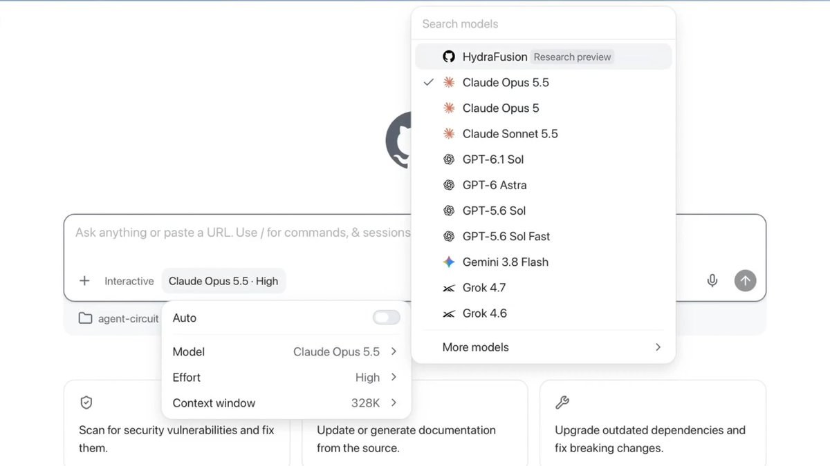 GitHub Copilot HydraFusion